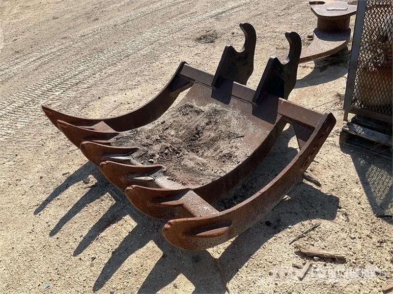 60 in Excavator Rake Ancinho virador