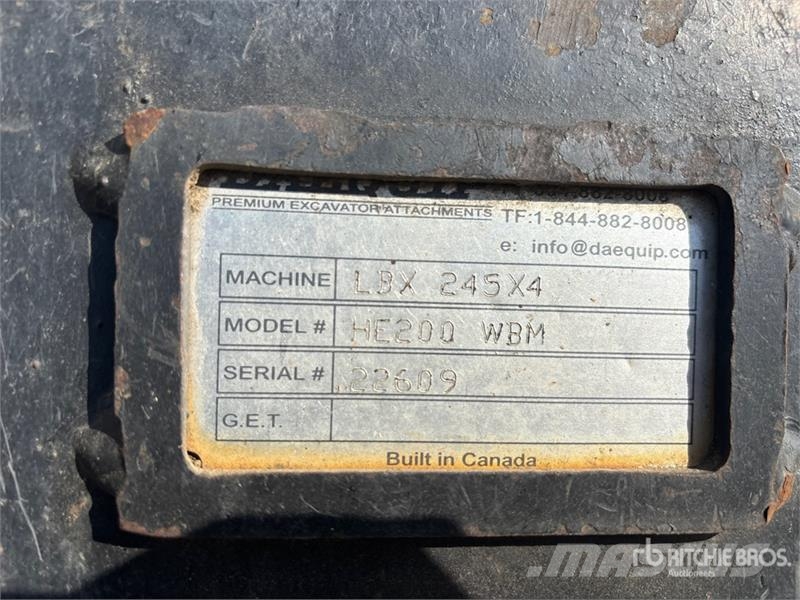 60 in Q/C Cleanup Excavator Bucket Godet