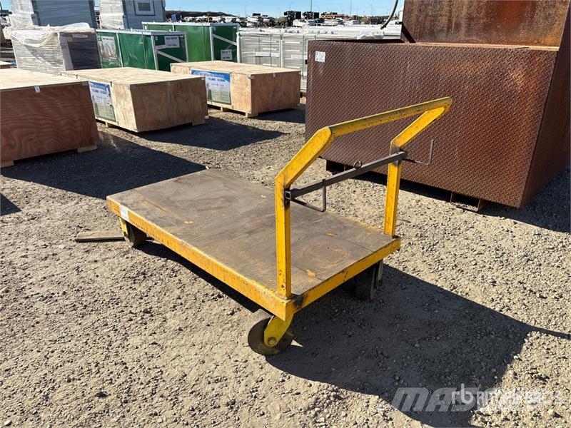  60 in x 30 in Steel Wheel Push Cart Andre komponenter