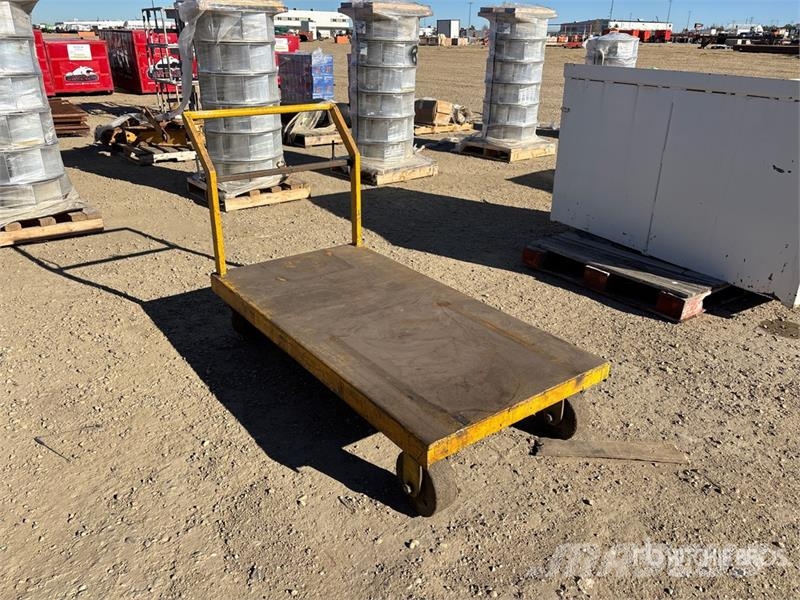  60 in x 30 in Steel Wheel Push Cart Andre komponenter