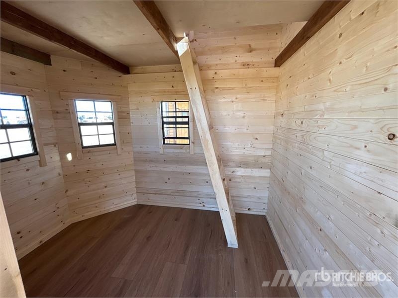 7.5 ft x 9.5 ft Skid-Mounted Playhouse Andre komponenter