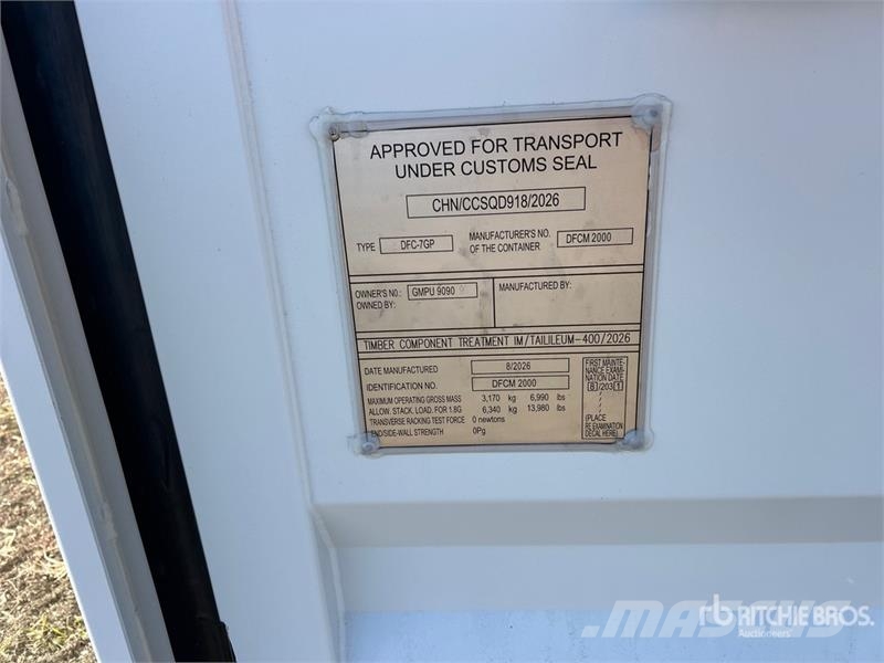  7 ft Storage Container Kontejneri za skladištenje