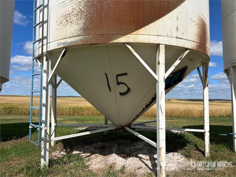 +/- 70 ton Smooth Wall Hopper Grain Bin Foredlings- og lagerhåndteringsutstyr - Annet