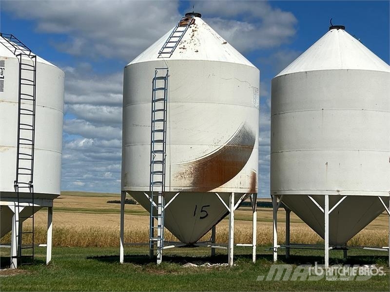 +/- 70 ton Smooth Wall Hopper Grain Bin Foredlings- og lagerhåndteringsutstyr - Annet
