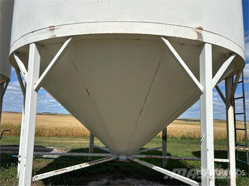  +/- 70 ton Smooth Wall Hopper Grain Bin Foredlings- og lagerhåndteringsutstyr - Annet