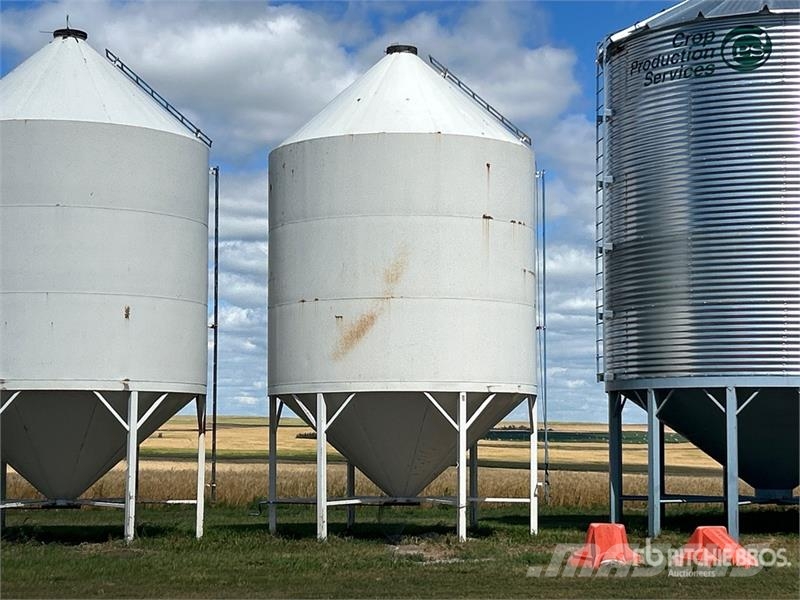  +/- 70 ton Smooth Wall Hopper Grain Bin Foredlings- og lagerhåndteringsutstyr - Annet