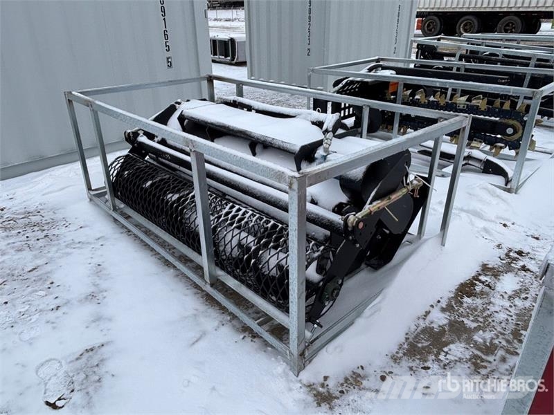72 in Rotary Skid Steer Tiller الكاسحات وقلابات التربة ذات المحركات