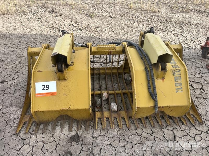 72 in Skeleton Skid Steer Grapple Bucket Грейфери