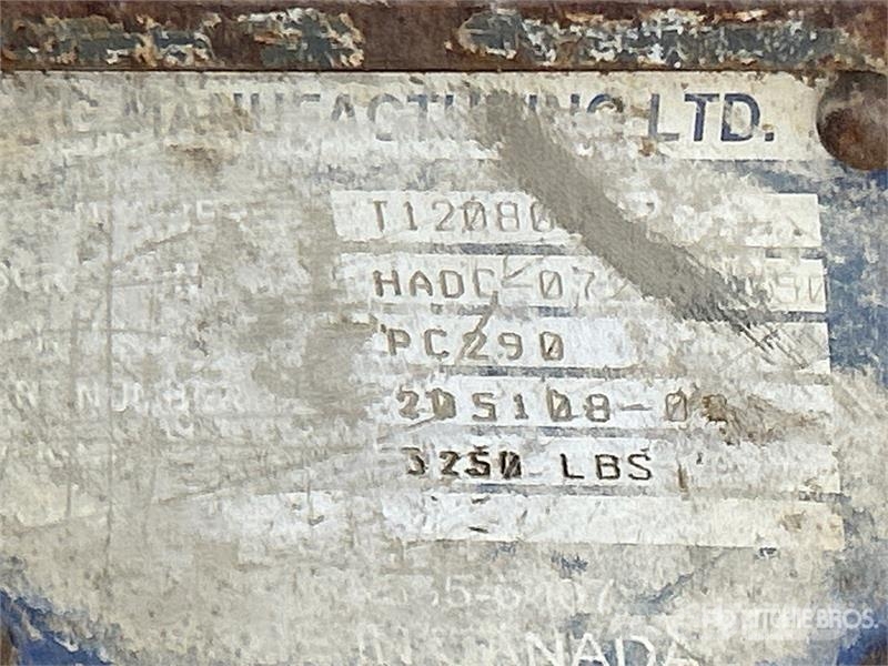  74 in Q/C Tilting Excavator Bucket 挖斗