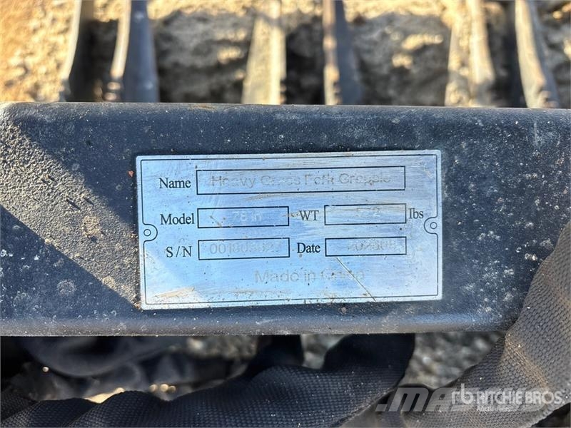  76 in Skid Steer Grapple خطاطيف