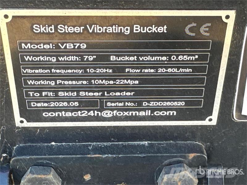 79 in Skid Steer Vibrating Bucket Ďalšie komponenty