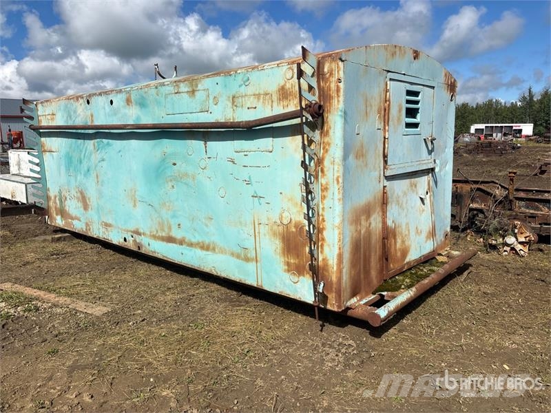  8 ft x 1 ft Skid Mounted Storage Building Edificación de acero