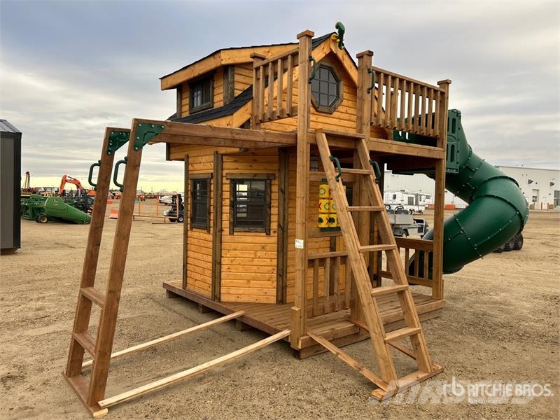  8 ft x 9 ft x 11 ft Two-Story Playhouse مكونات أخرى