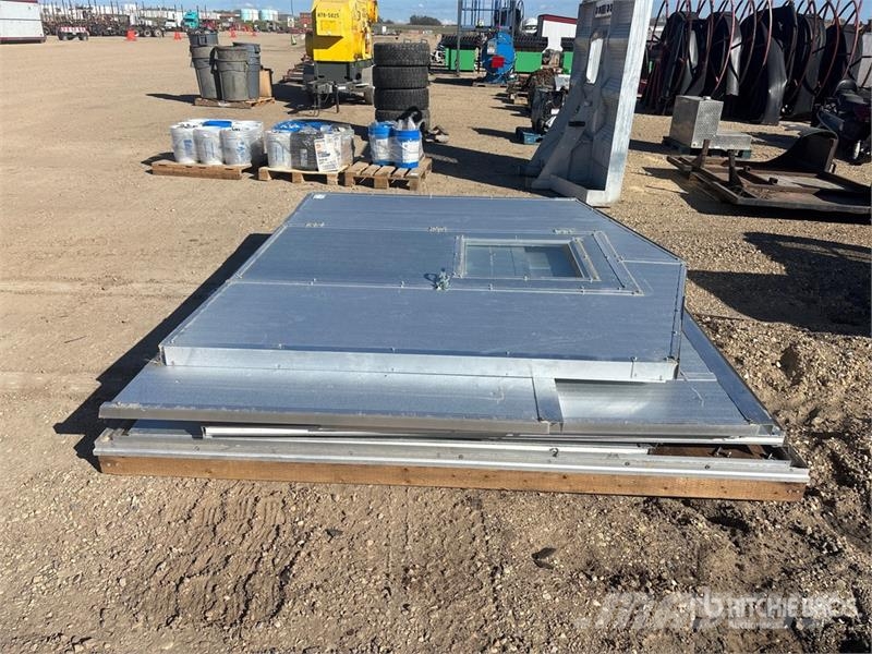 8 ft x ft x 7 ft Utilidor Shed Stahlrahmenaufbauten