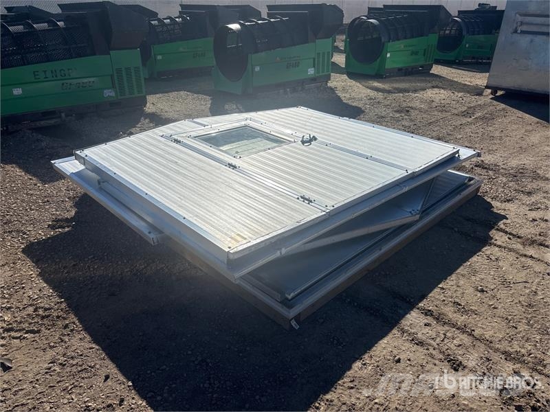 8 ft x ft x 7 ft Utilidor Shed Stahlrahmenaufbauten