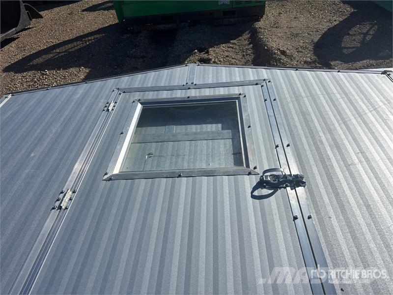 8 ft x ft x 7 ft Utilidor Shed Stahlrahmenaufbauten