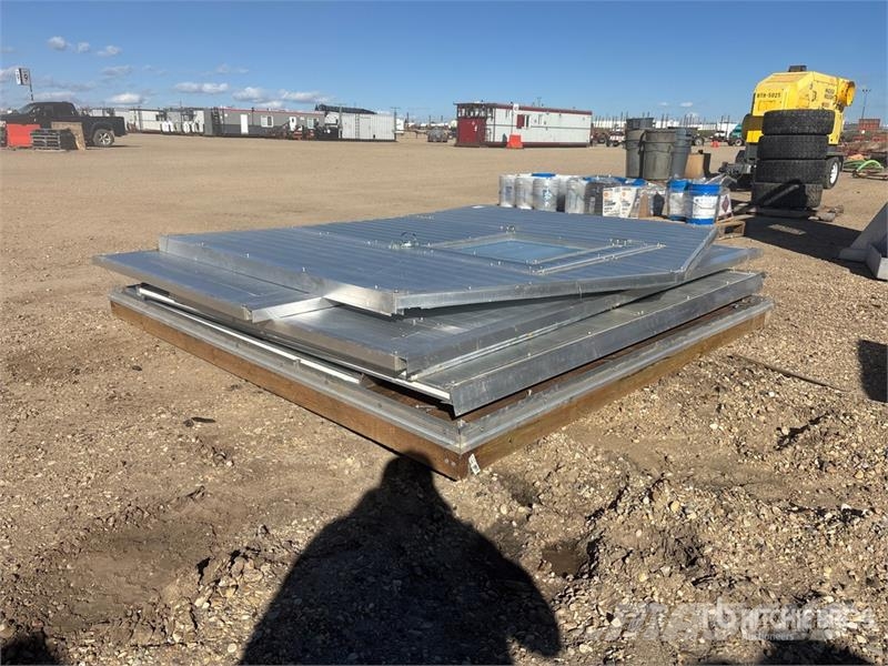 8 ft x ft x 7 ft Utilidor Shed Stahlrahmenaufbauten