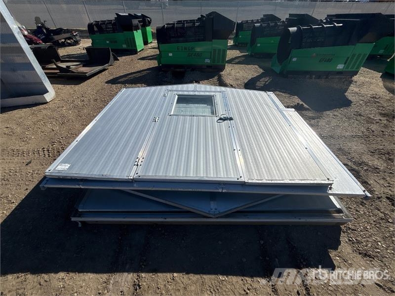 8 ft x ft x 7 ft Utilidor Shed Stahlrahmenaufbauten