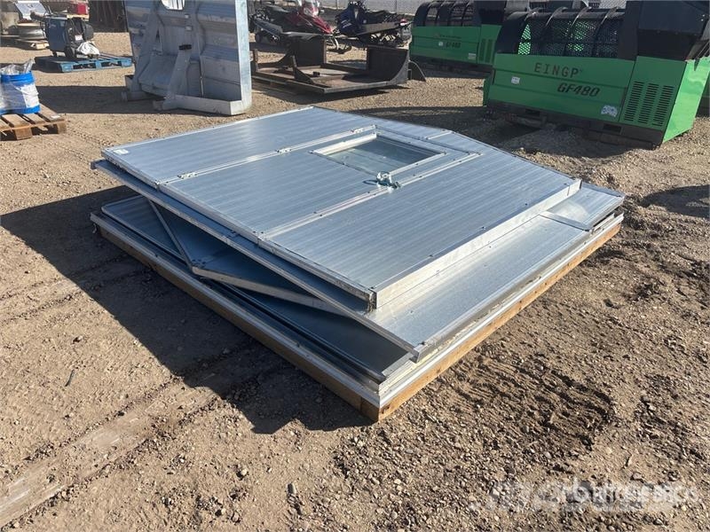 8 ft x ft x 7 ft Utilidor Shed Stahlrahmenaufbauten