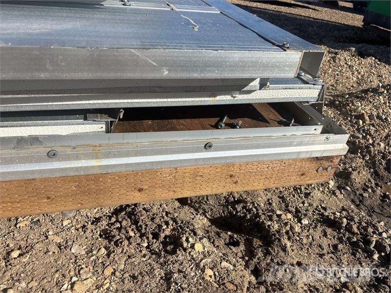 8 ft x ft x 7 ft Utilidor Shed Stahlrahmenaufbauten