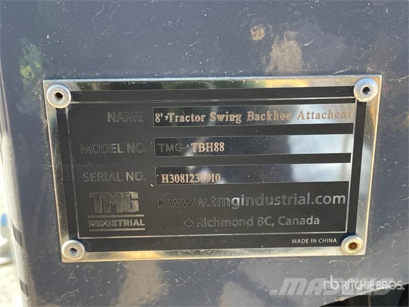  8 in Skid Steer Backhoe (Unused) Andre komponenter