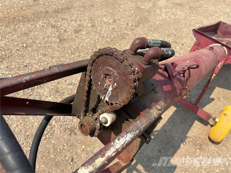 8 in x 9 ft Hydraulic Transfer Grain Auger Transportbånd