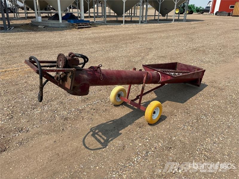 8 in x 9 ft Hydraulic Transfer Grain Auger Transportbånd