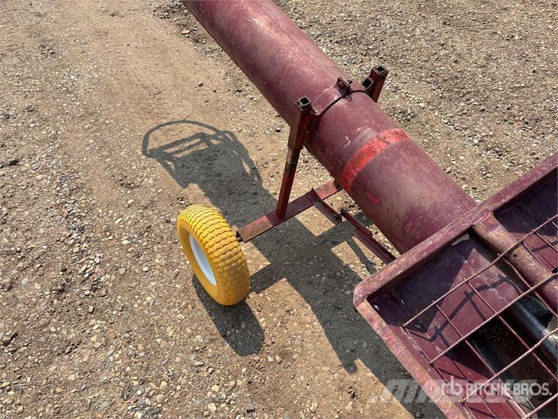8 in x 9 ft Hydraulic Transfer Grain Auger Transportbånd