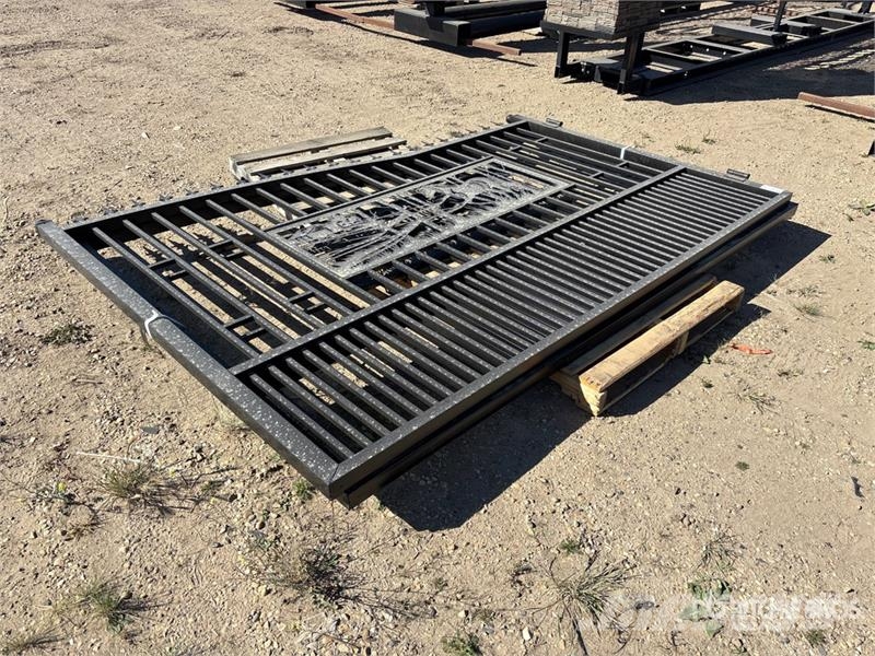9 ft 3 in x 6 ft 6 in Steel Bi-Parting Driveway Ga Sonstige Landmaschinen