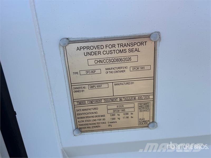 9 ft Storage Container Kontejneri za skladištenje
