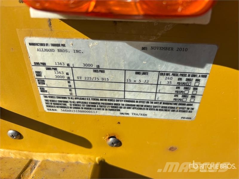 Abu 24 ft Tri/A Combo Tilt Deck Trailer Low loaders