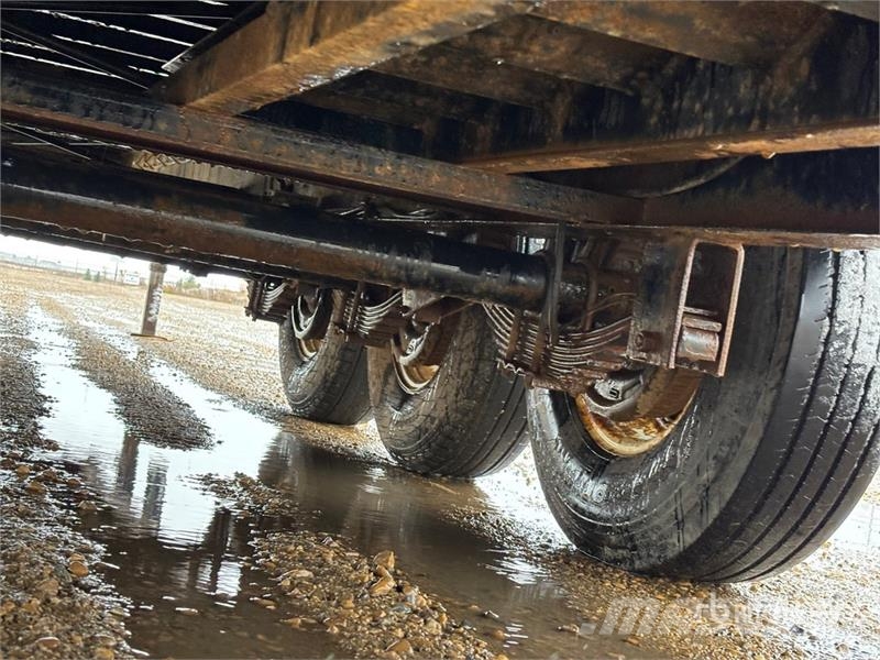 Abu 25 ft Tri/A Gooseneck Flatbed Trailer Planhengere