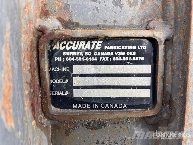 Accurate Fabricating 40 in Digging Excavator Bucket - Fits 350 دلاء