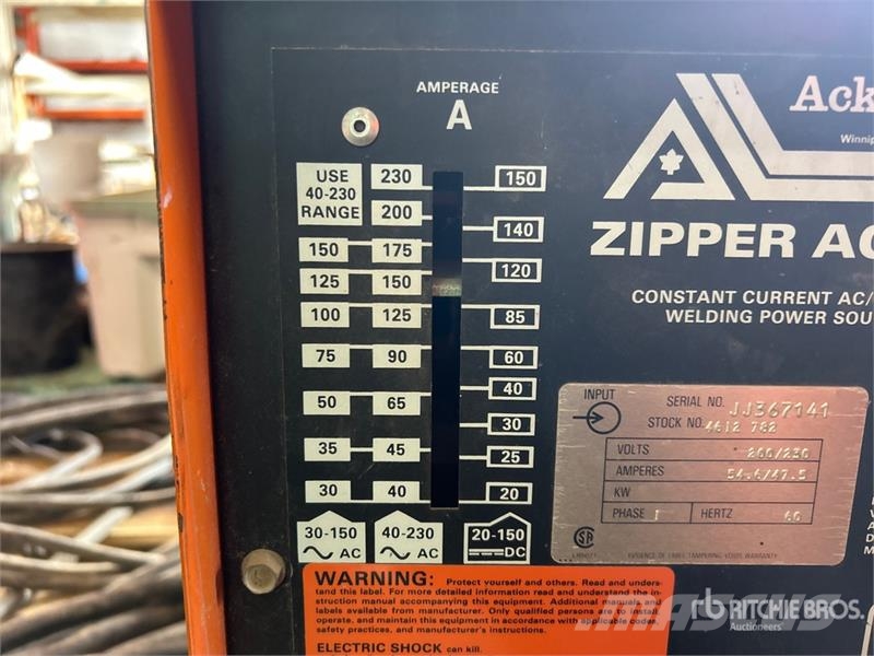 Ackland Welder Power Source Ďalšie komponenty