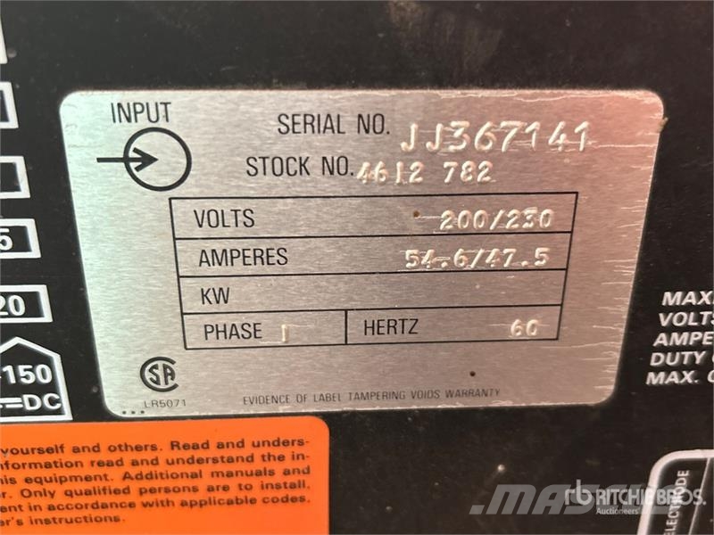 Ackland Welder Power Source Ďalšie komponenty