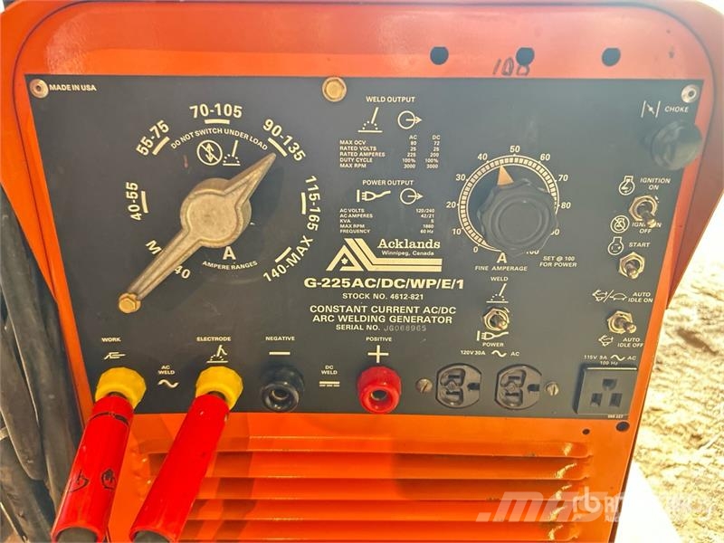  Acklands 140 A Arc Engine Driven Welder Welding Equipment