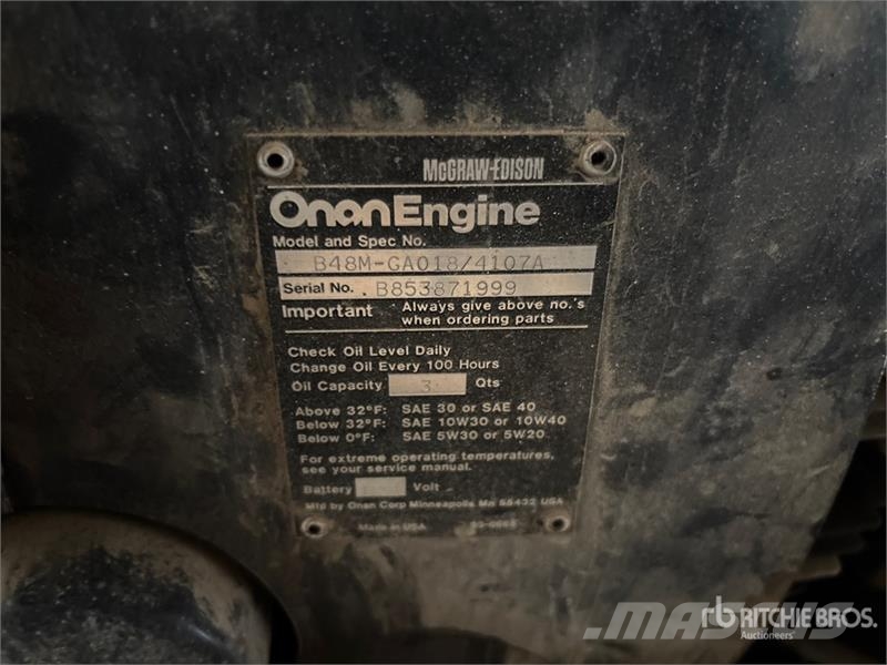 Acklands G-225AC/DC/WP 225 A Engine Driven Welder Attrezzature per saldature