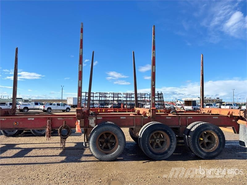 Advance 48 ft Tri/A Hayrack Log Trailer Rimorchi trasporto legname