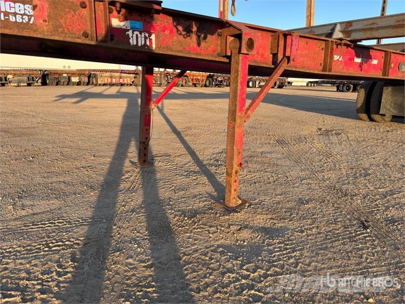 Advance 48 ft Tri/A Hayrack Log Trailer Reboques de transporte de troncos