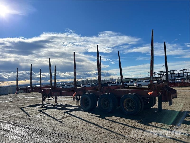 Advance 48 ft Tri/A Hayrack Log Trailer Rimorchi trasporto legname