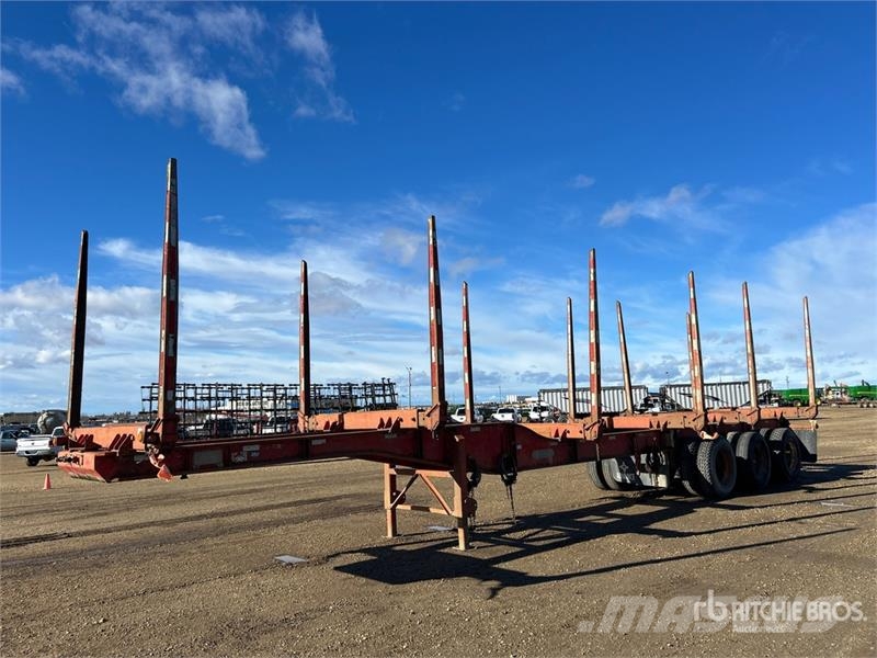 Advance 48 ft Tri/A Hayrack Log Trailer Rimorchi trasporto legname