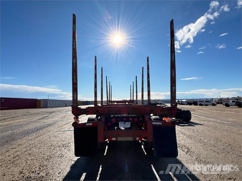 Advance 48 ft Tri/A Hayrack Log Trailer Rimorchi trasporto legname