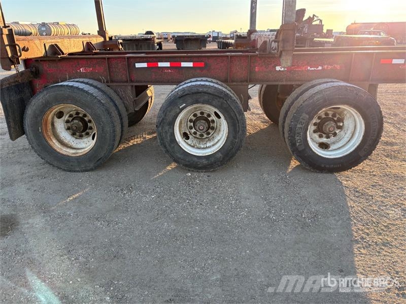 Advance 48 ft Tri/A Hayrack Log Trailer Reboques de transporte de troncos