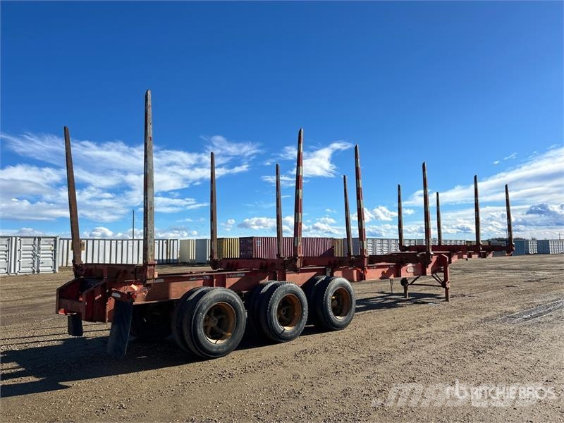 Advance 48 ft Tri/A Hayrack Log Trailer Rimorchi trasporto legname