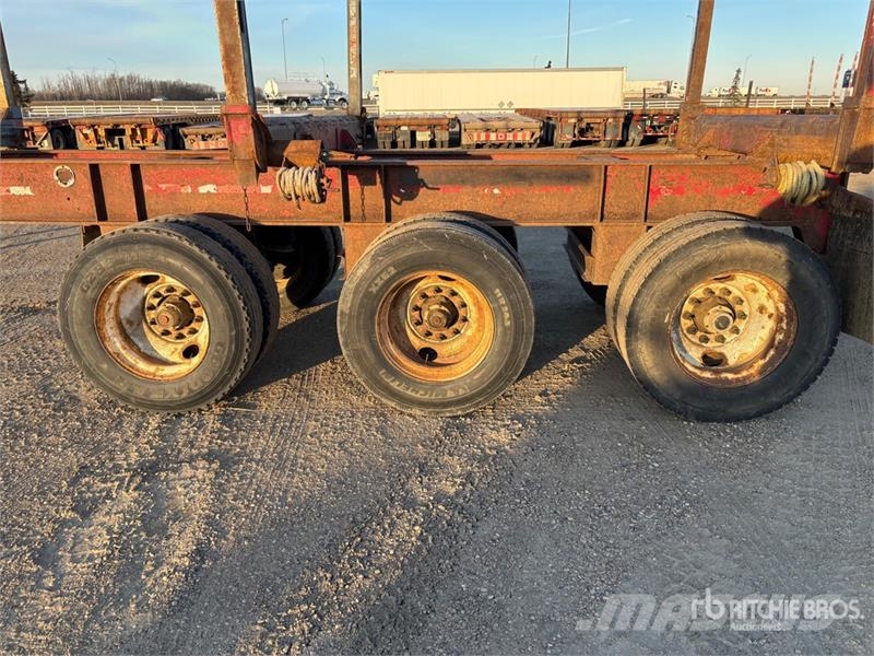 Advance 48 ft Tri/A Hayrack Log Trailer Reboques de transporte de troncos