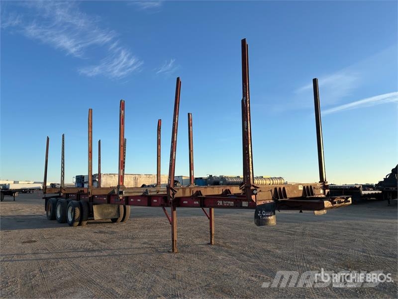 Advance 48 ft Tri/A Hayrack Log Trailer Reboques de transporte de troncos