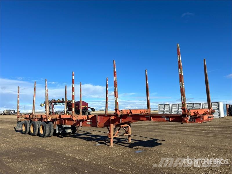 Advance 48 ft Tri/A Hayrack Log Trailer Rimorchi trasporto legname