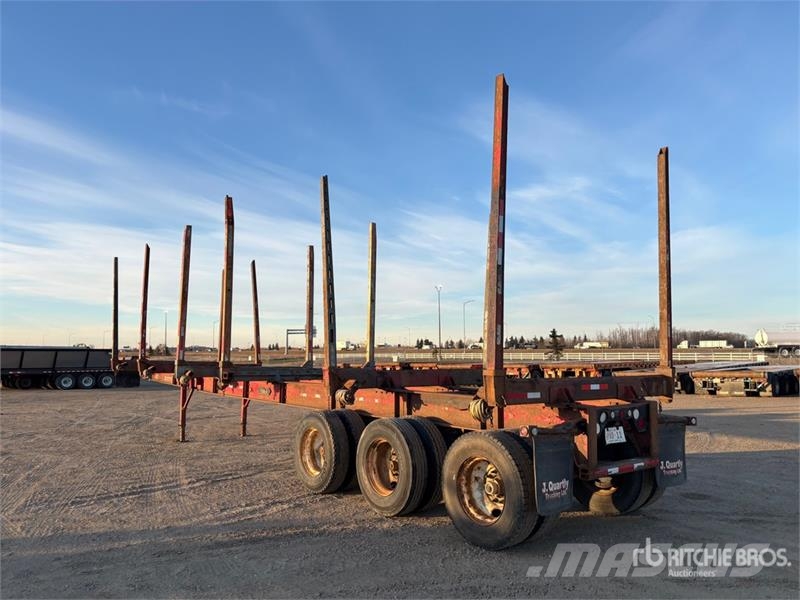 Advance 48 ft Tri/A Hayrack Log Trailer Reboques de transporte de troncos