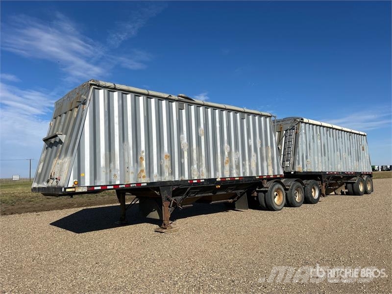 Advance Trailer Super B-Train Grain Trailer Carros de trasladar grano