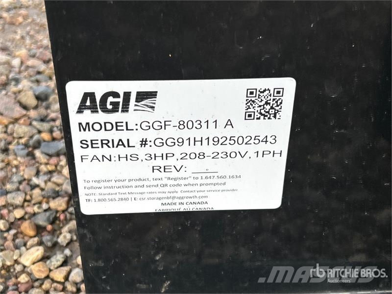 AGI GGF-80311 3 hp Aeration Fan Secadores de grão